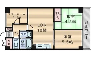 第2豊ハイツ【2階】の間取り