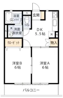 ガーデンヒルズ【1階】の間取り
