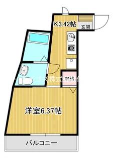 オネストビル【4階】の間取り