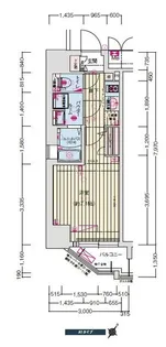 ララプレイス大阪福島ミラ【11階】の間取り