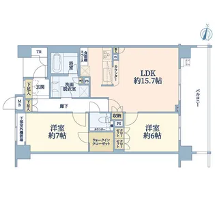 ファミールグラン代々木西原デクスターハウス【3階】の間取り