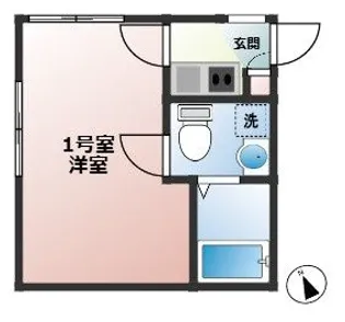 ZEST西新井本町【2階】の間取り