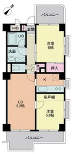 ひがしビル【4階】の間取り