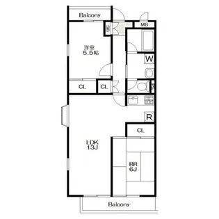 成城ミナミヒルズ【3階】の間取り