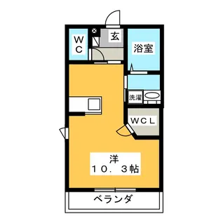 メゾン・クロシェット【2階】の間取り