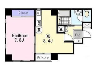 ユイマール【3階】の間取り