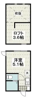プラシード横浜国大前【2階】の間取り