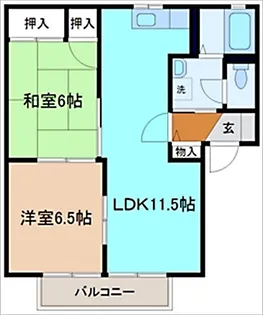 グランシエル【2階】の間取り