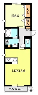 テレサハウス【2階】の間取り