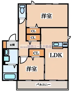 ハイムボナール【2階】の間取り