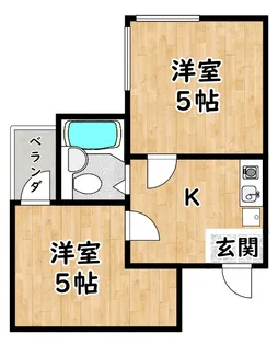 すばる一番館【3階】の間取り