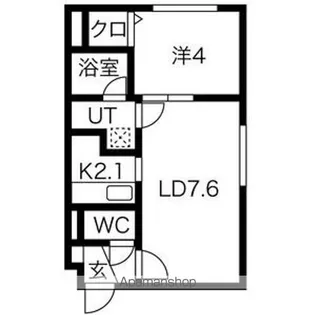 HOPE月寒中央 C【3階】の間取り