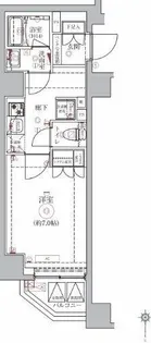 ベルシード東十条ツインズA(ベルシードヒガシジュウジョウツインズエー)【5階】の間取り
