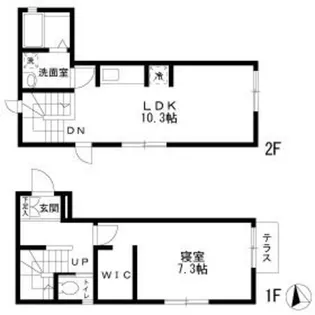 ヴィレエスト2の間取り