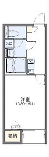 レオネクストグリーンリーフ【1階】の間取り