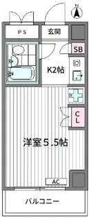 リビエール八王子【4階】の間取り