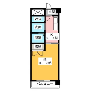 ヴェルドミール【2階】の間取り