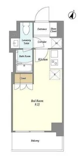 BPRレジデンス船橋本町【6階】の間取り