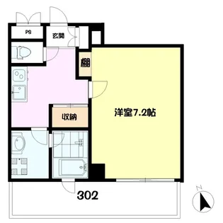 EIRIN 2nd BLDG【3階】の間取り