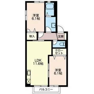 ドリーム【2階】の間取り