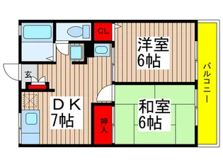 メゾンKS【2階】の間取り