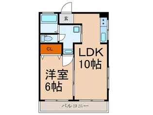 アパ-トメント石川【2階】の間取り