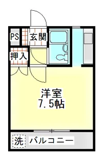 コーポアフィニス【3階】の間取り