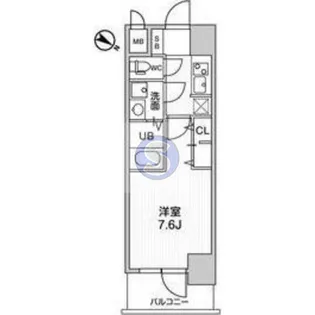 La Douceur西天満【13階】の間取り