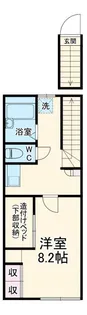 レオパレスフォンターナ【2階】の間取り