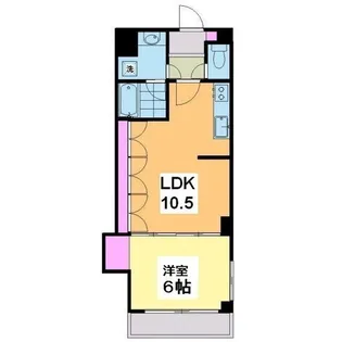 ハイム本厚木【4階】の間取り