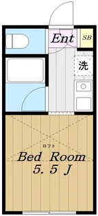 パンシオンつきみ野【1階】の間取り