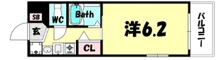エステムコート神戸ハーバーランド前IIIコスタリティ【3階】の間取り
