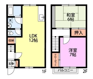 メゾンセントポーリア【1階】の間取り