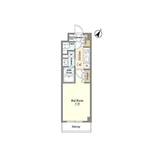 バウスステージ高田馬場【3階】の間取り