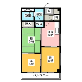 アプリコットヒル【5階】の間取り