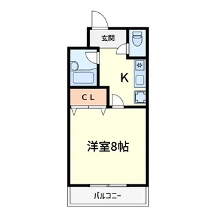 メゾネット高槻【2階】の間取り