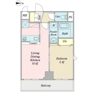 グラシア三郷中央【6階】の間取り