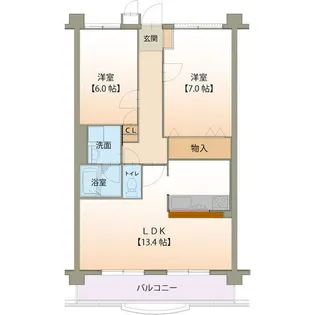 グラン コリーヌ【3階】の間取り
