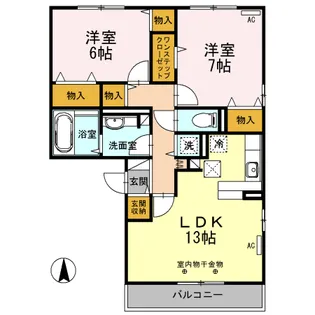 メイユールMSIII【3階】の間取り