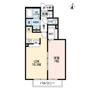 桜ハイツ【1階】の間取り