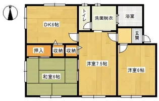 サンビレッジ国府 B【2階】の間取り