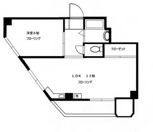 リリーハイツ【4階】の間取り