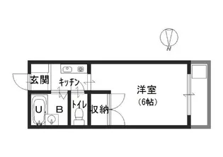 ルミエールタナカ【1階】の間取り