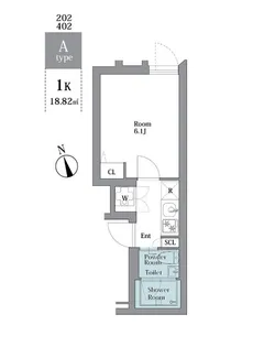 LEGALAND恵比寿ANNEX【3階】の間取り