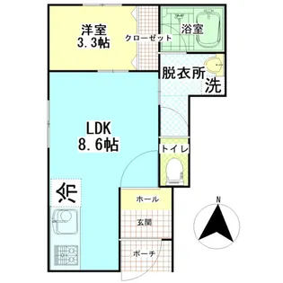 ティラミス【1階】の間取り