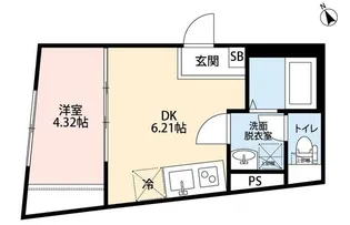 SPOY戸越銀座【1階】の間取り