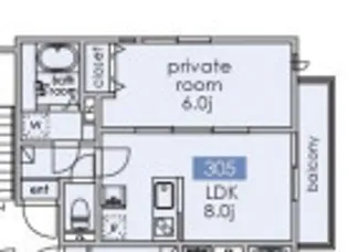 アトレ目白B【3階】の間取り