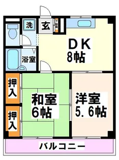 ヴェルデII【3階】の間取り