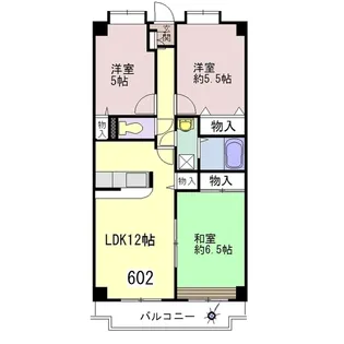 ベルス千葉寺【6階】の間取り