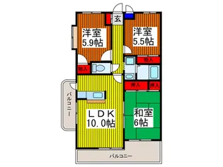 ソレイユモトニ【1階】の間取り